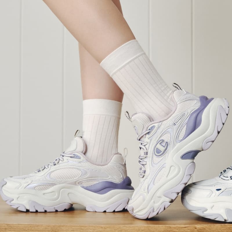 Кроссовки Champion Low Top массивные кроссовки женские Серебряный Береза Серый SPHINX Фиолетовый - изображение 7