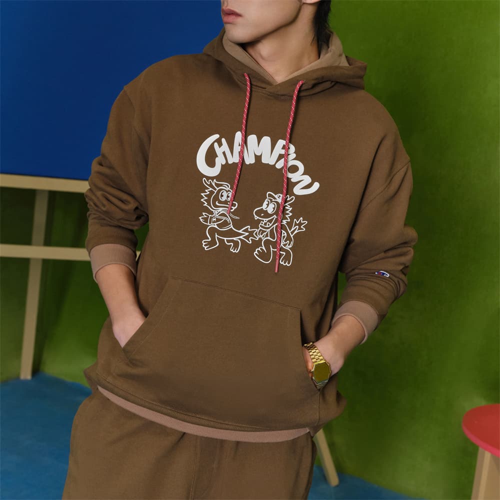 Худи Champion SS24 Logo - изображение 5