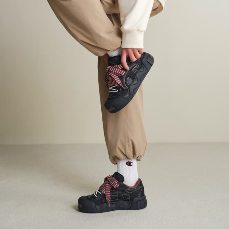 Кроссовки Champion Skate Shoes Low-Top Черный Сапри-Коричневый Мужской - изображение 7
