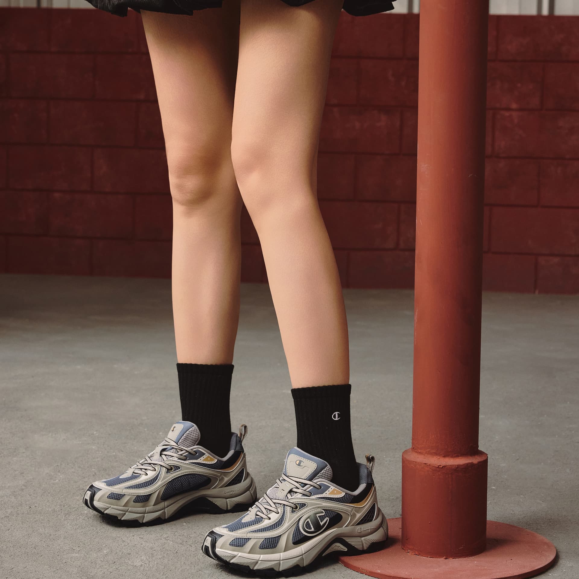 Кроссовки для бега Champion Support Low Top Беговые кроссовки Женские Pebble Silver Tidal Gray - изображение 7