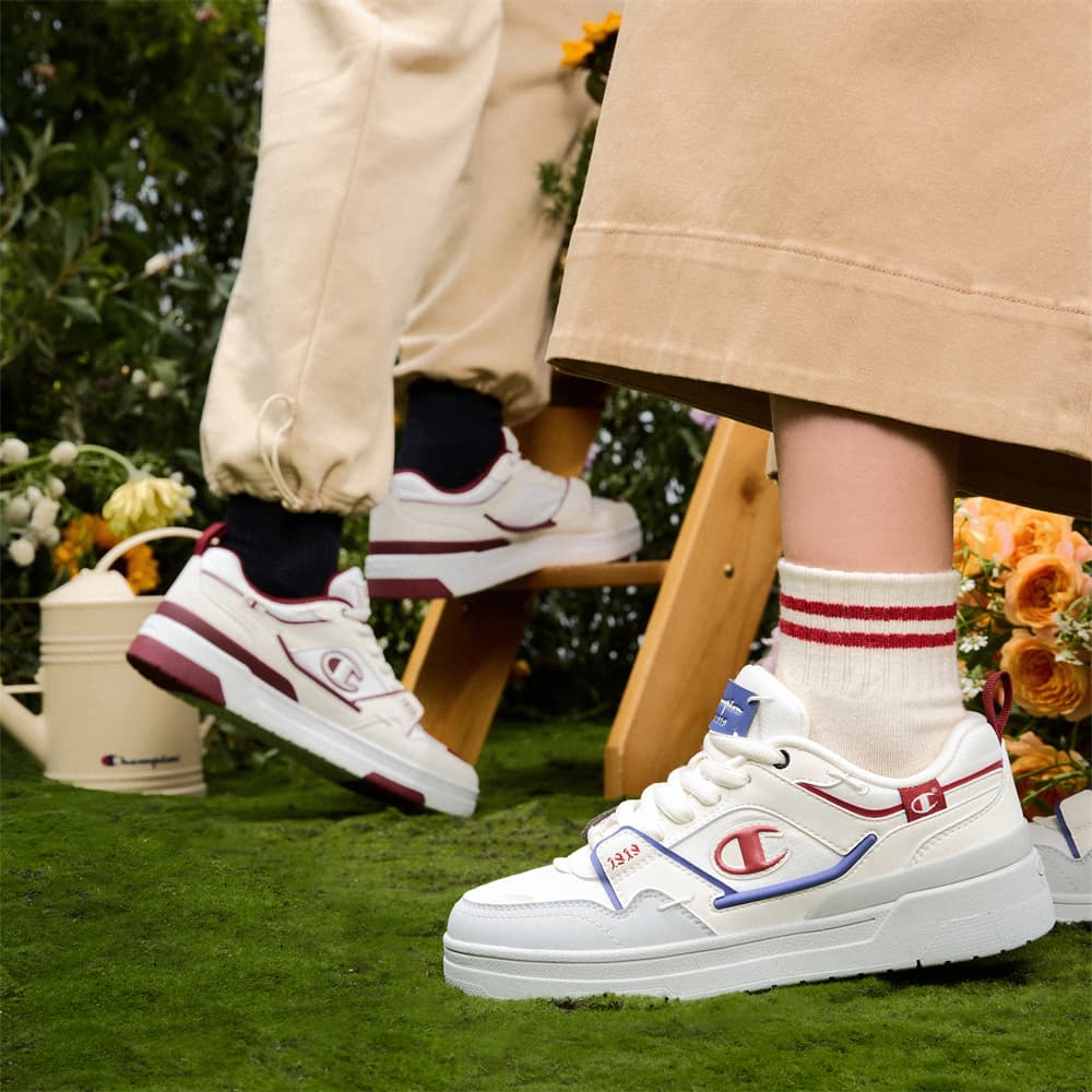 Кроссовки Champion Low Top Скейтборд Обувь Унисекс Молочно-белый День Каменно-серый - изображение 6