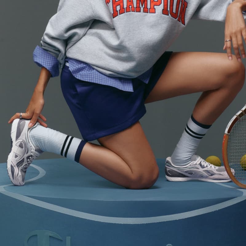 Кроссовки Champion Low Top Повседневная Обувь Женская SPHINX Фиолетовый Осенний Лунный Серый - изображение 7