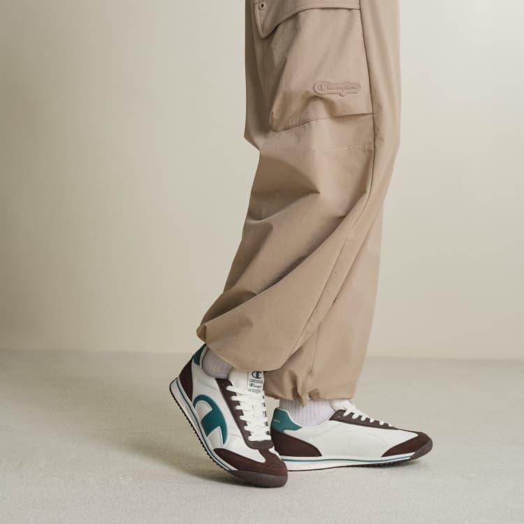Кроссовки Champion Low-Top Повседневная Обувь Мужская Барочный Коричневый Молочный Белый - изображение 6