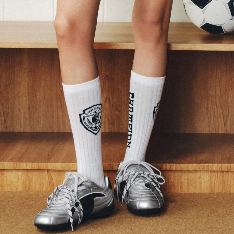 Кроссовки для бега Champion Беговые кроссовки Low Top Silver White Black Мужские - изображение 6