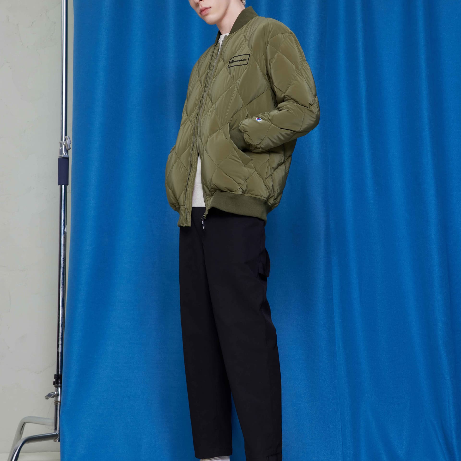 Зимняя куртка Champion FW22 logo - изображение 5