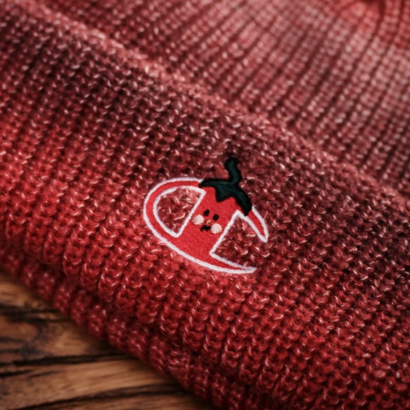 Шапка Champion Хотпот FW25 Минималистичный Универсальный черный Модный Контрастные цвета Удобный Термозащитный Утолщенный 100% акрил Шапки-бини Унисекс Парный - изображение 5