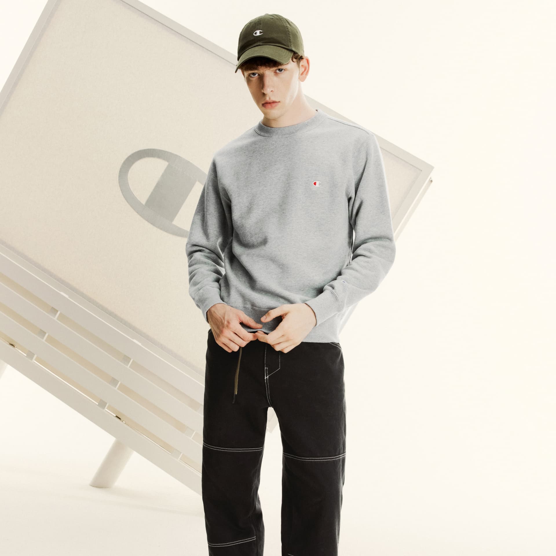 Худи Champion C Logo - изображение 4