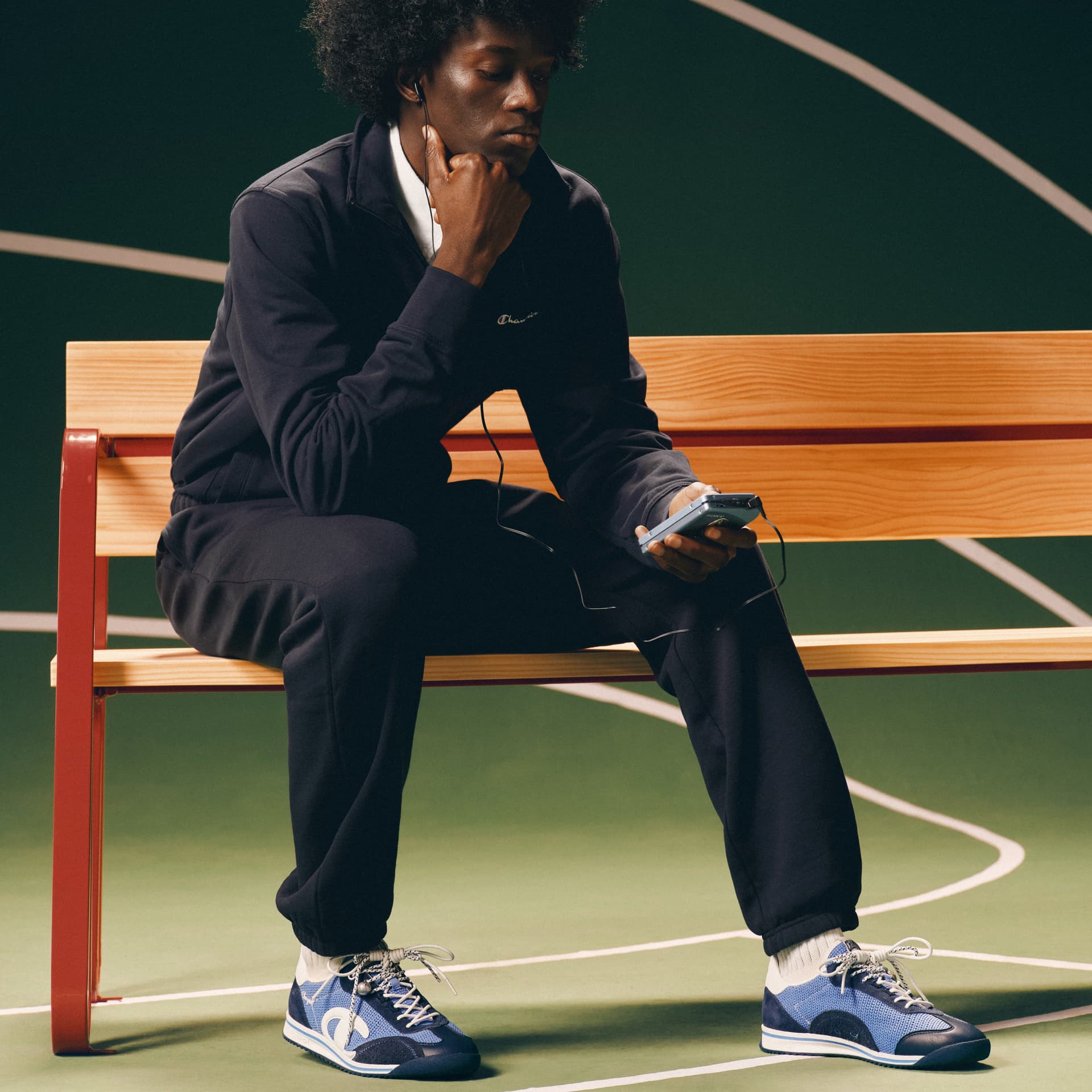 Кроссовки для бега Champion Low Top Беговые кроссовки Мужские CAESAR Blue - изображение 6