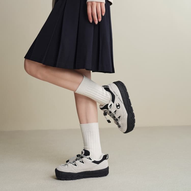 Кроссовки Champion Skate Shoes Low Top Молочно-белый Черный Женские - изображение 7