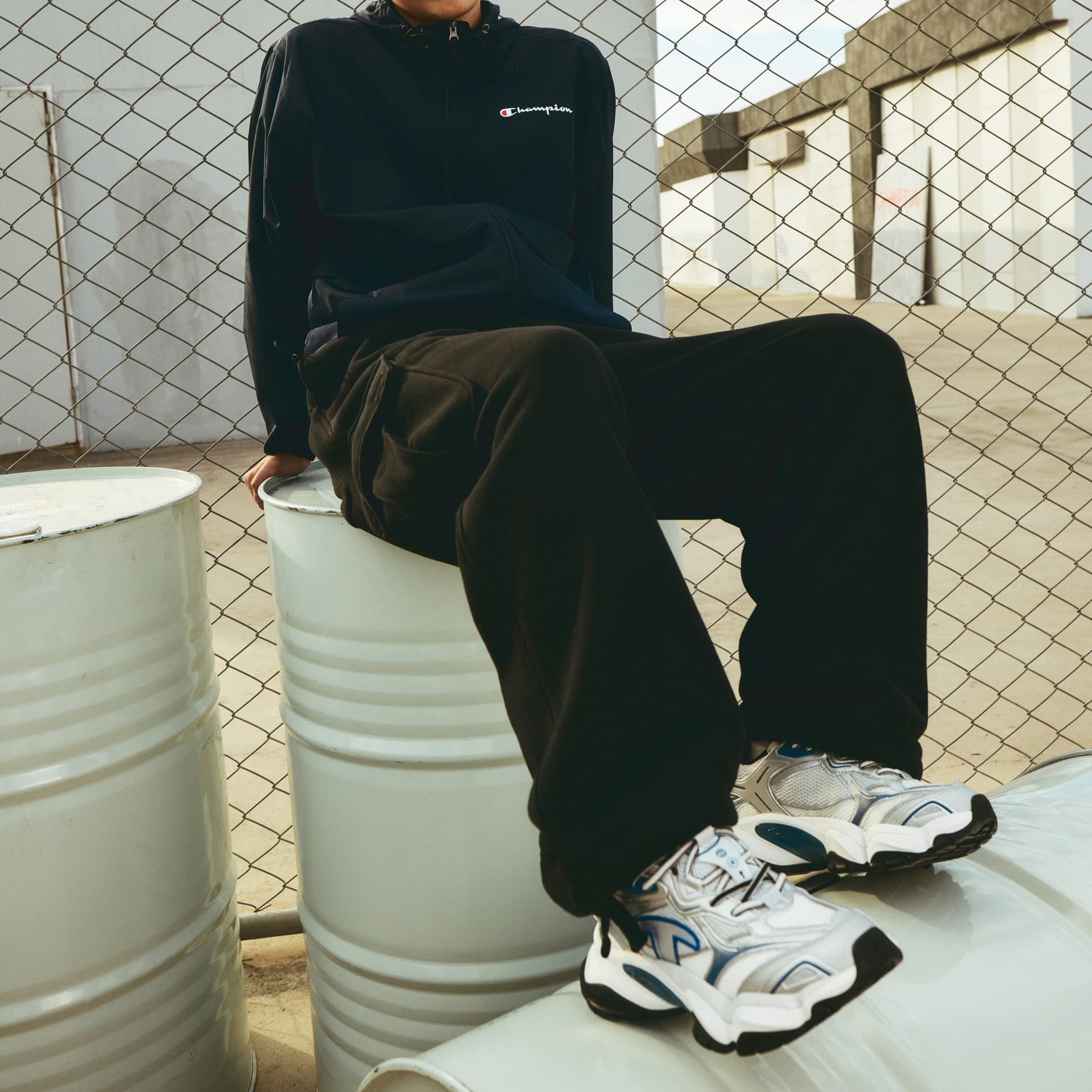 Кроссовки Champion Tooth Shark Shoes Пава Броня Низкие Кроссовки Мужские Серебристо-Белые Синие Агат - изображение 7