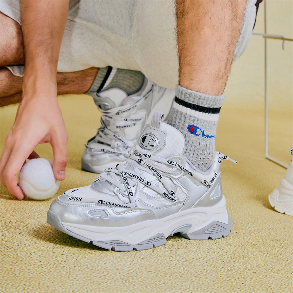 Кроссовки Champion Retro Sports Dynamic Lightwave Silver - изображение 8
