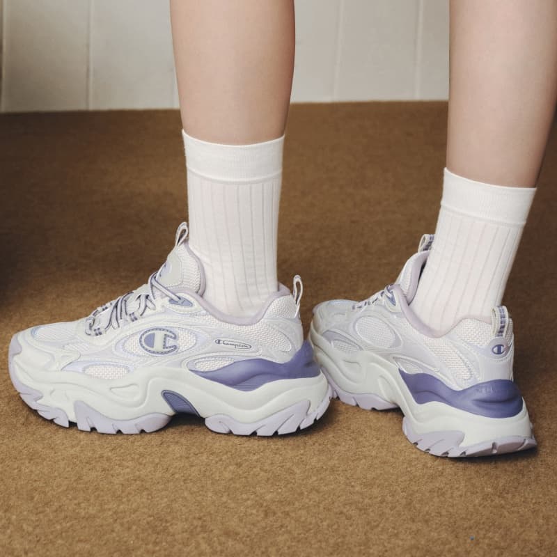 Кроссовки Champion Low Top массивные кроссовки женские Серебряный Береза Серый SPHINX Фиолетовый - изображение 6