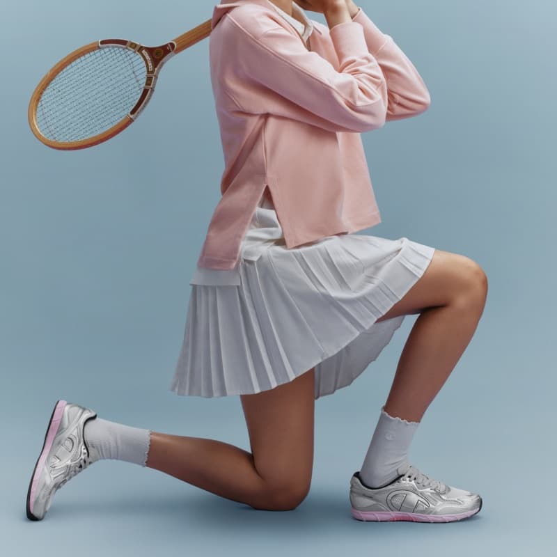 Кроссовки Champion Low Top Повседневная обувь Женская Серебряный Белый Фотонно-серый - изображение 7