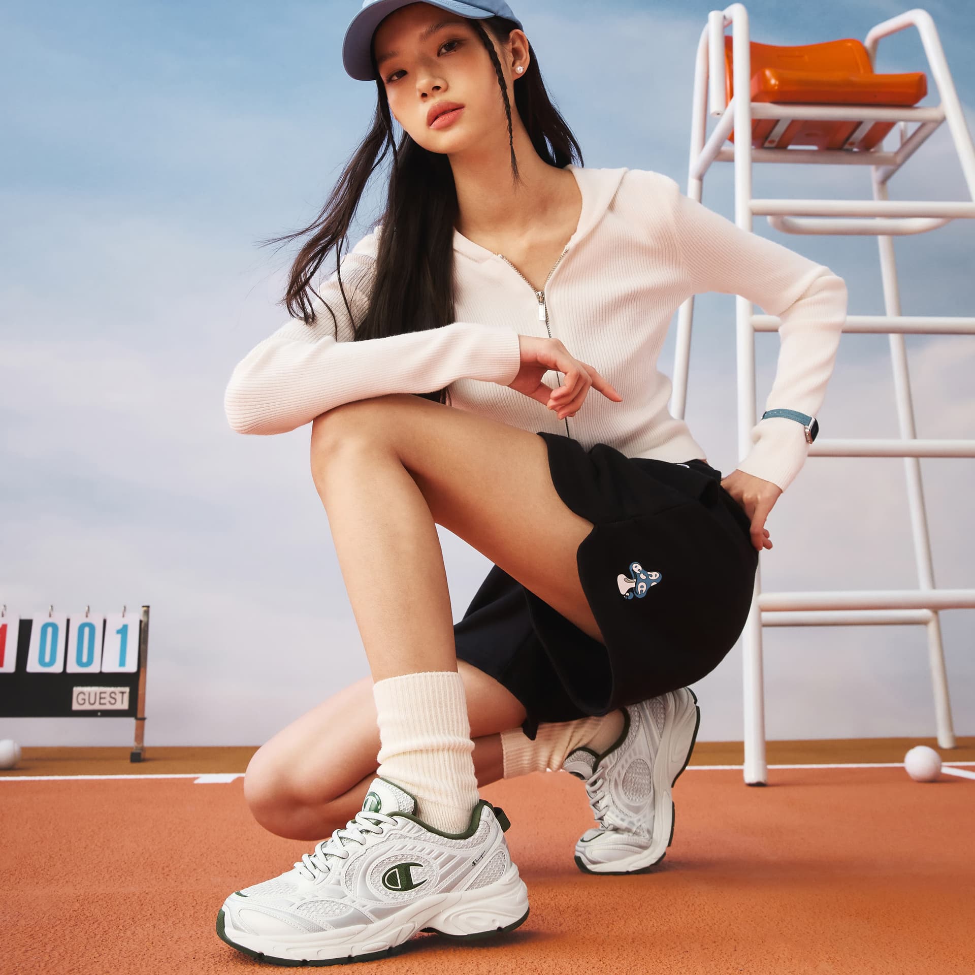 Кроссовки для бега Champion Support Low Top Беговые кроссовки Унисекс Pearl White Olive Green - изображение 7