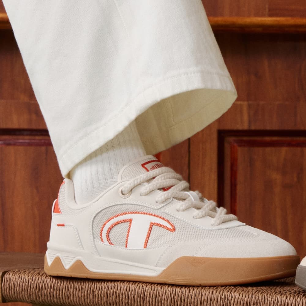 Кроссовки Champion Low Top Скейтборд Кроссовки Мужские Лен Глина Красный - изображение 6