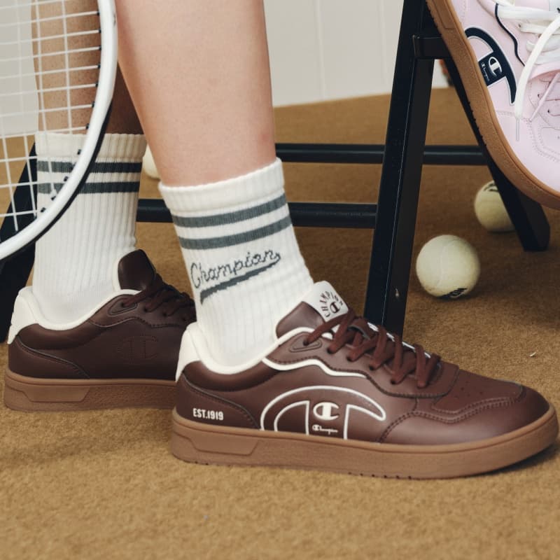Кроссовки Champion Low Top Скейтборд Обувь Женская Карамельный Коричневый Молочный Белый - изображение 7