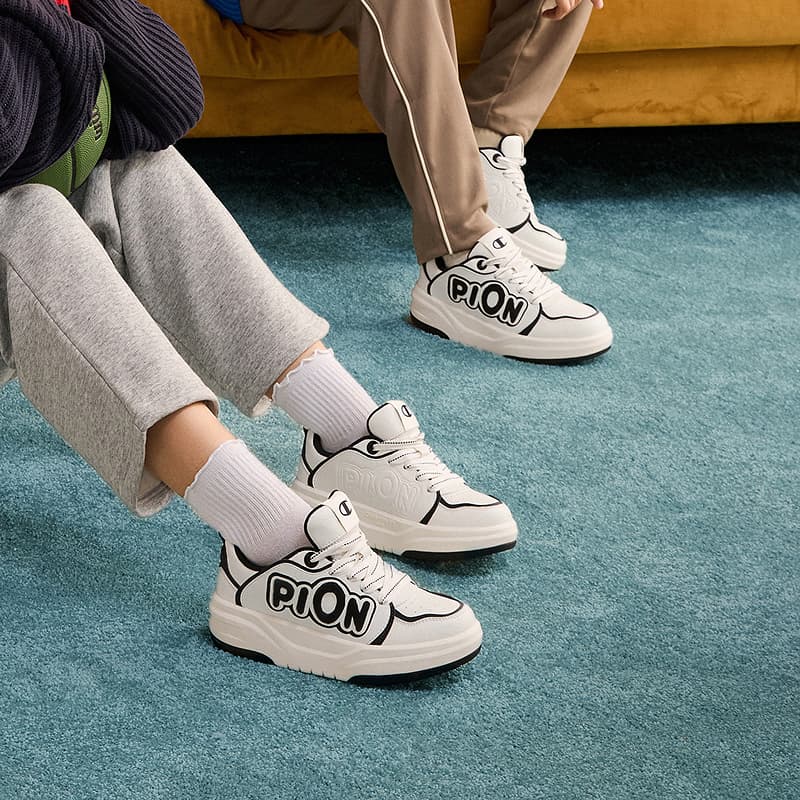 Кроссовки Champion Low Top Повседневная обувь Женская Молочно-белый Черный - изображение 7