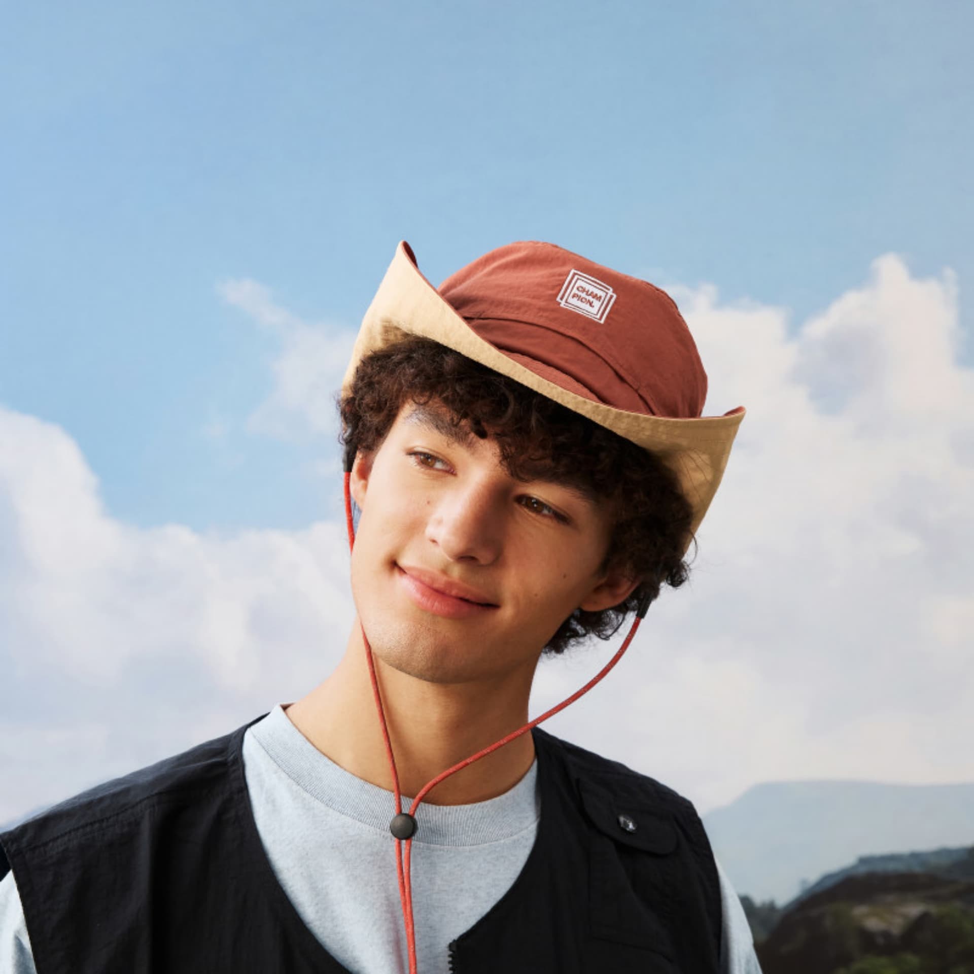 Панама Champion Cowboy Bucket Hat Универсальный модный спортивный повседневный минималистичный классический винтажный логотип бренда легкий индивидуальный нейлон шляпы ведра унисекс парный - изображение 17