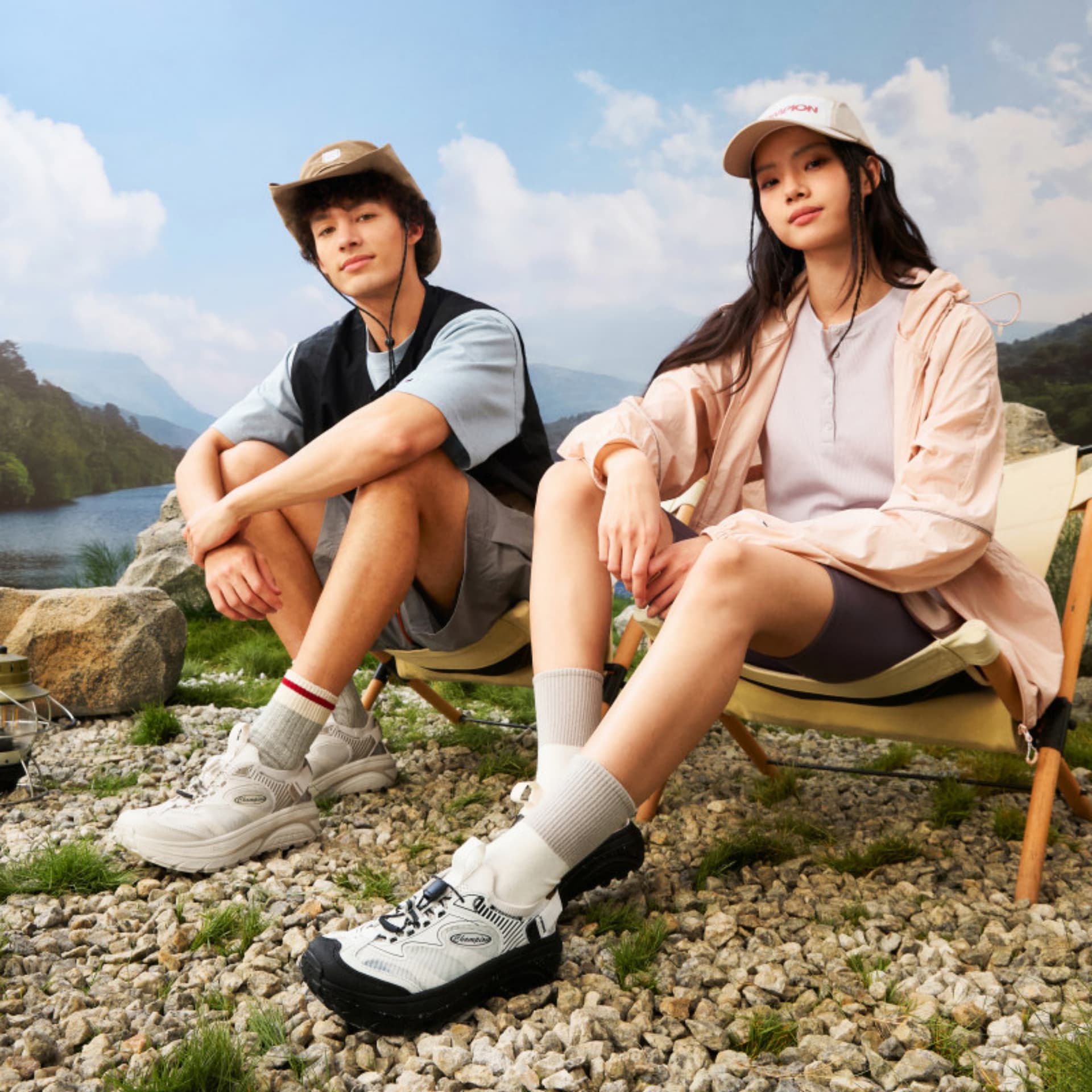 Кроссовки Champion Balance Low Top Повседневная обувь Женская Молочно-белый Черный - изображение 6