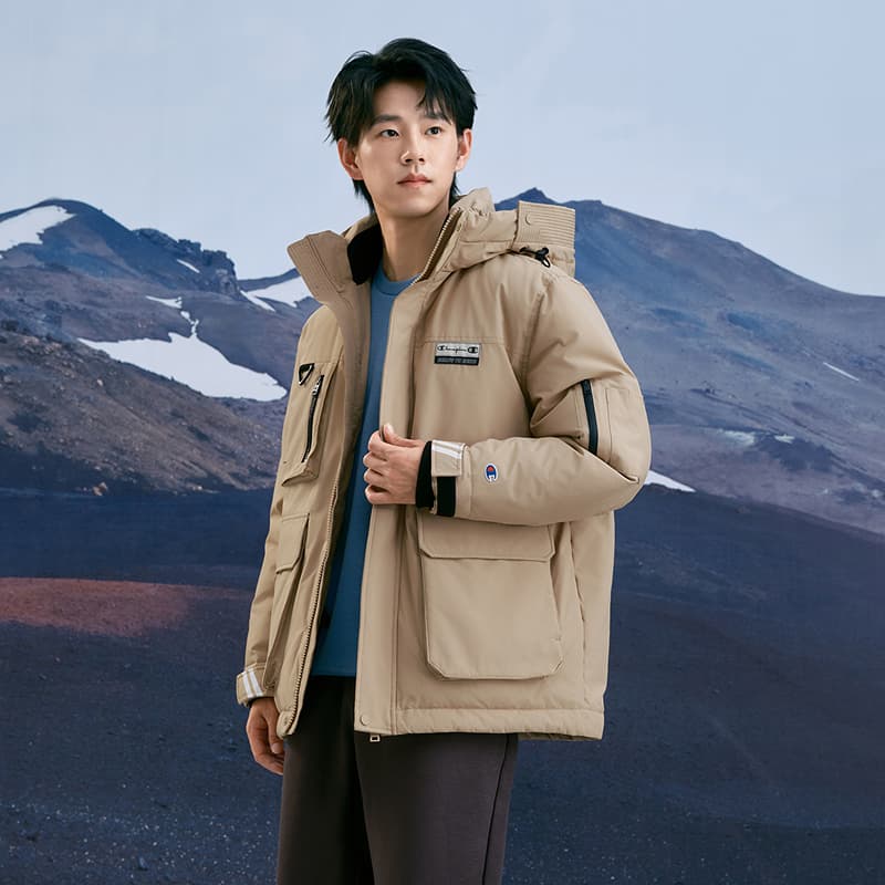 Зимняя куртка Champion FW24 Пуховик Унисекс - изображение 4