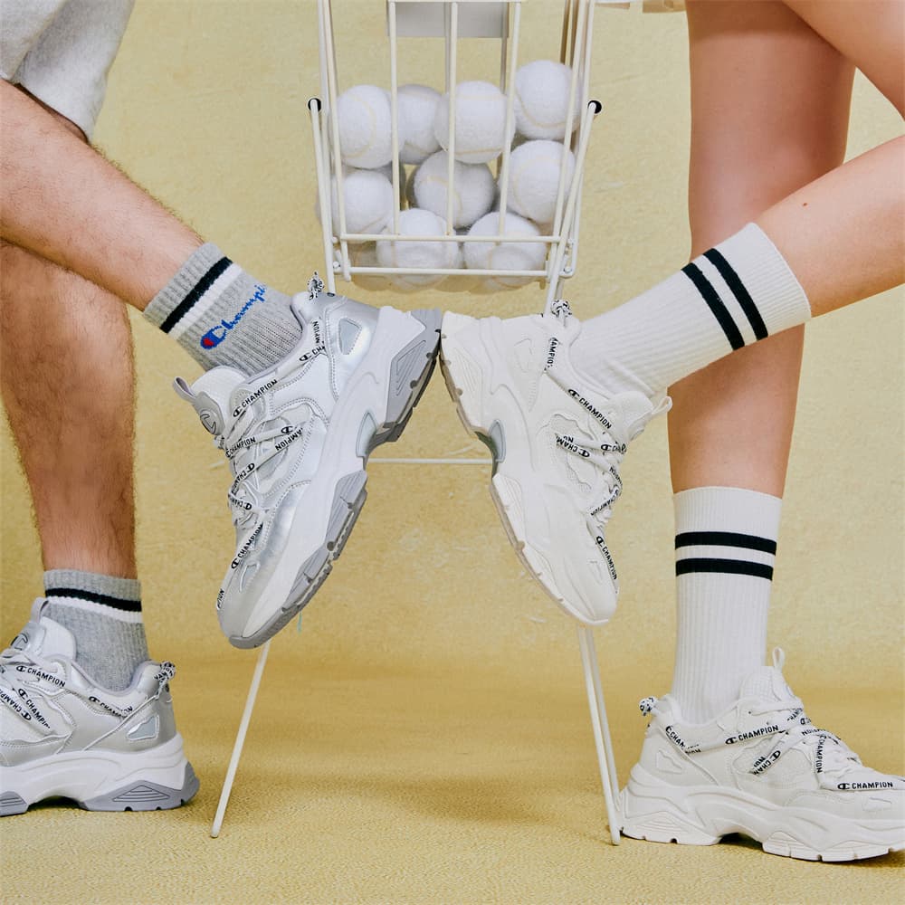 Кроссовки Champion Retro Sports Dynamic Lightwave Silver - изображение 7