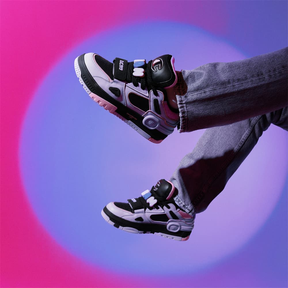 Кроссовки BIGHEART x Champion Essentials Black Purple - изображение 8