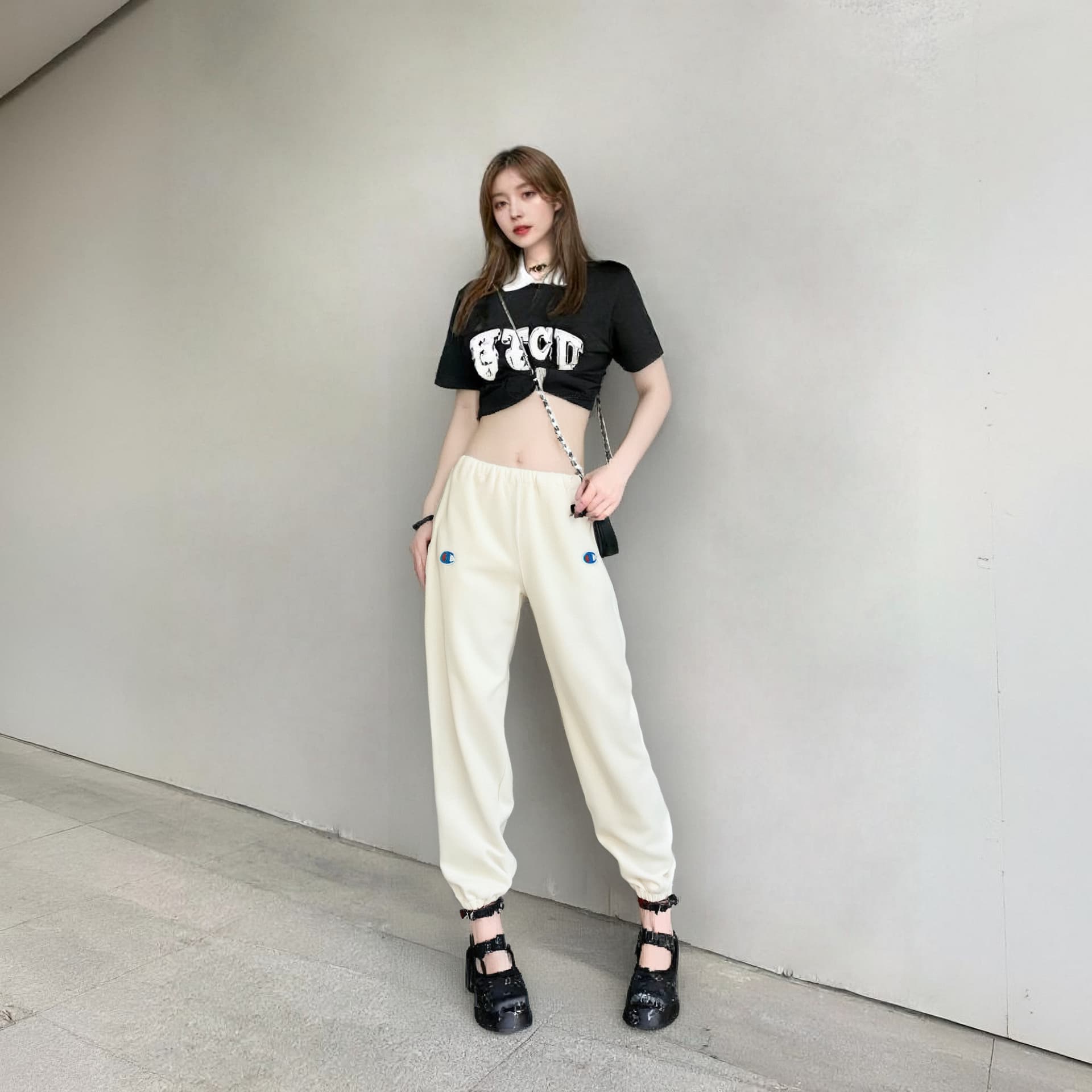 Штаны Champion SS25 Повседневные штаны Японская версия Унисекс - изображение 5