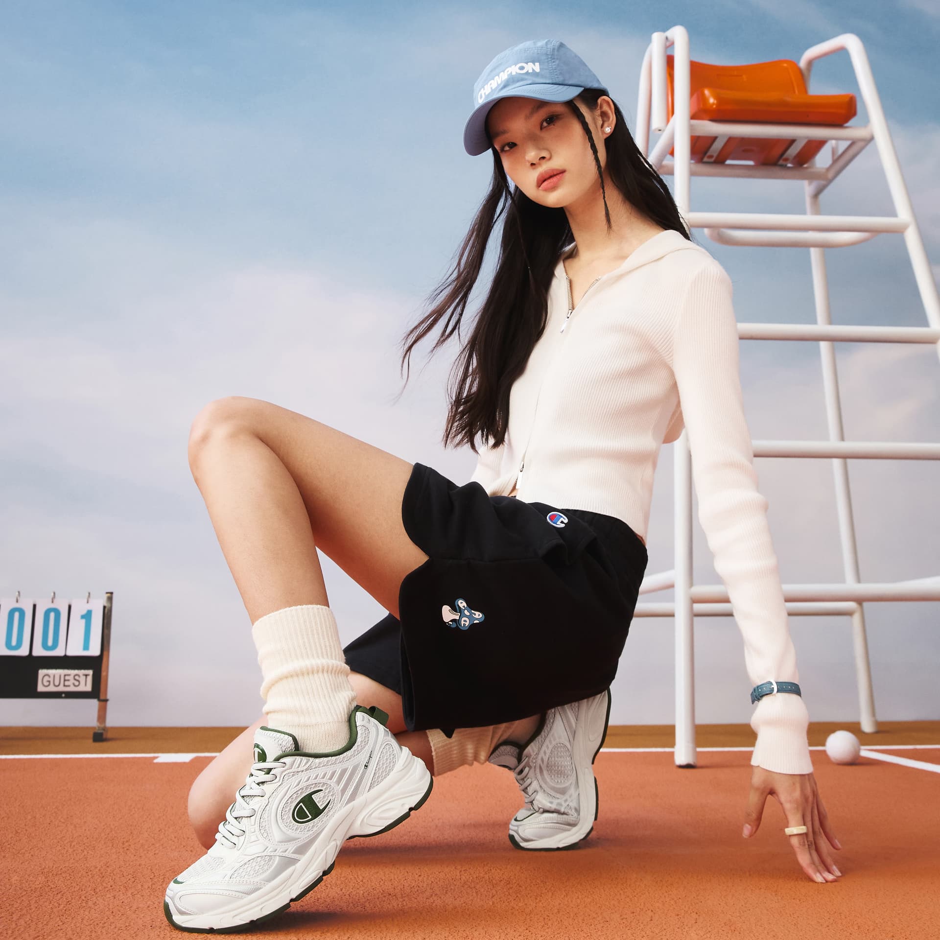 Кроссовки для бега Champion Support Low Top Беговые кроссовки Унисекс Pearl White Olive Green - изображение 8