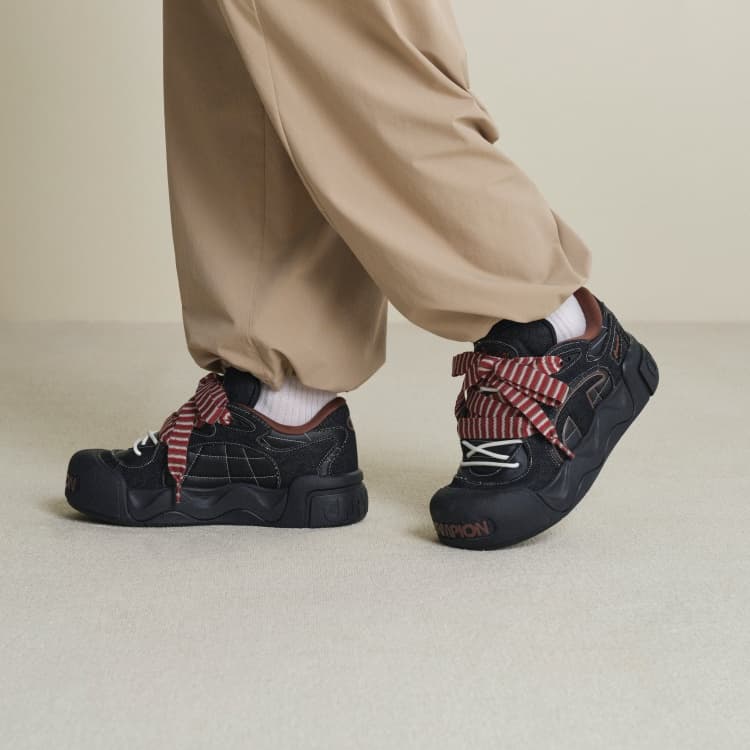 Кроссовки Champion Skate Shoes Low-Top Черный Сапри-Коричневый Мужской - изображение 6