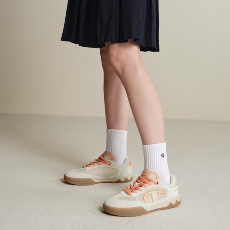 Кроссовки Champion Skate Shoes Low-Top Linen Daisy Orange Women's - изображение 8