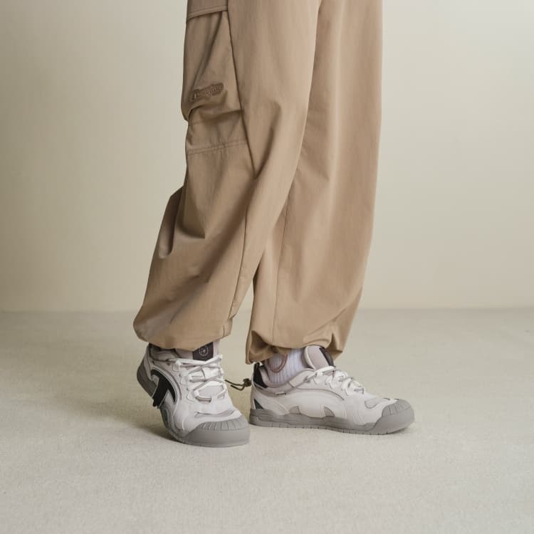 Кроссовки Champion Low-Top Скейтборд Обувь Мужская Молочно-Белый Осенний Лунный Серый - изображение 6