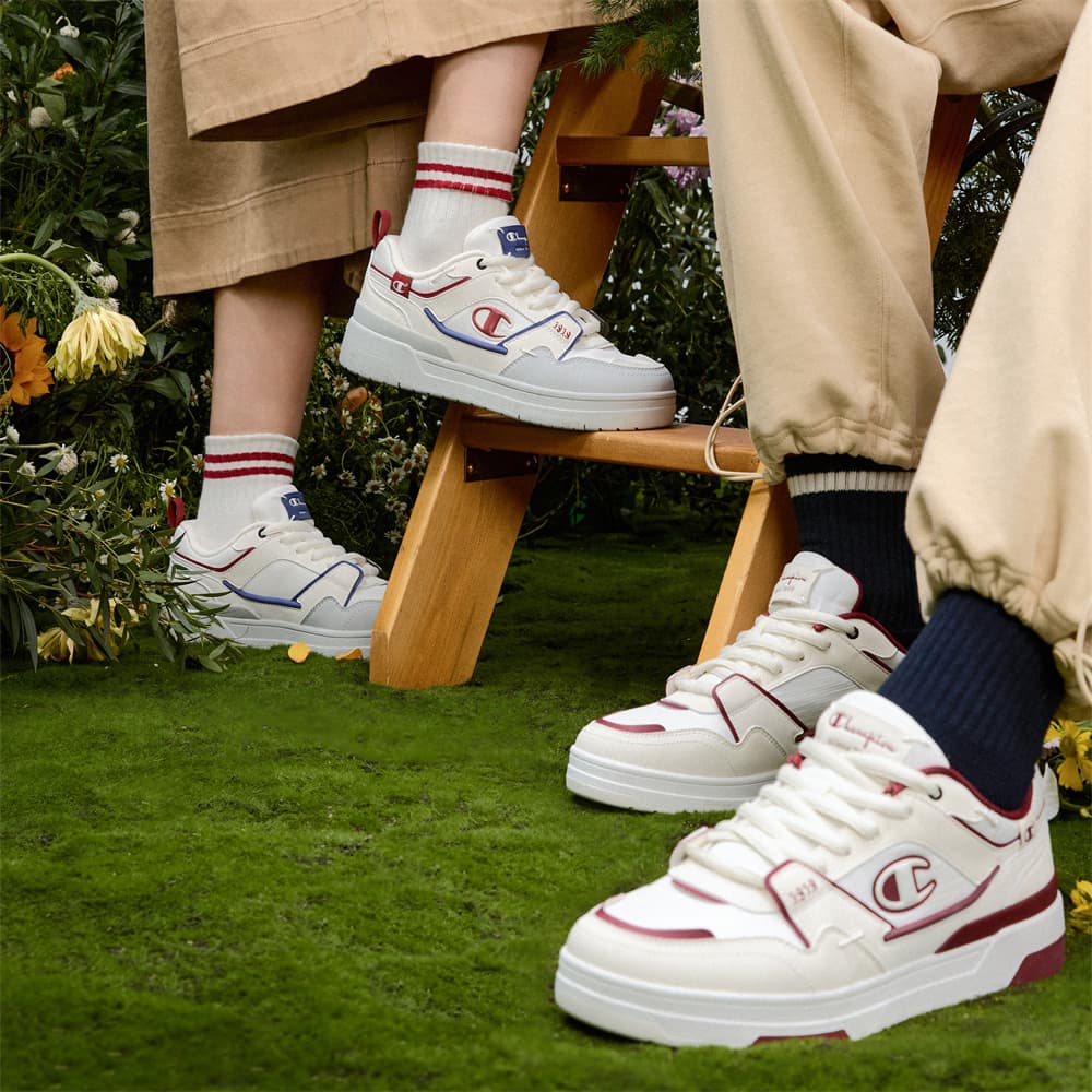 Кроссовки Champion Trainer Skate V1 Milk White/Student Red - изображение 6