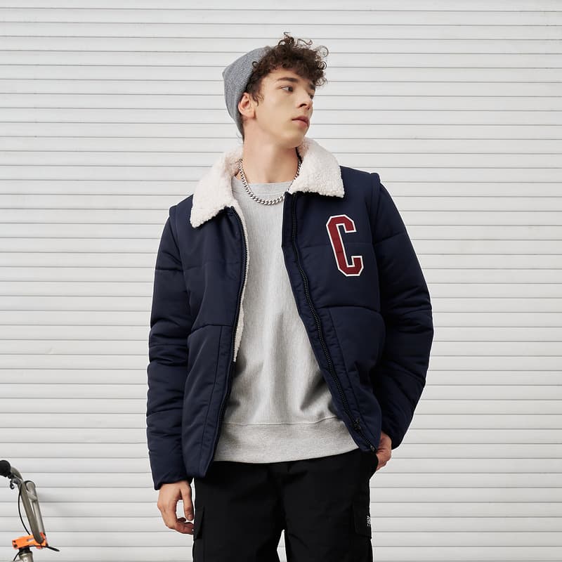 Зимняя куртка пуховик Champion logo - изображение 4