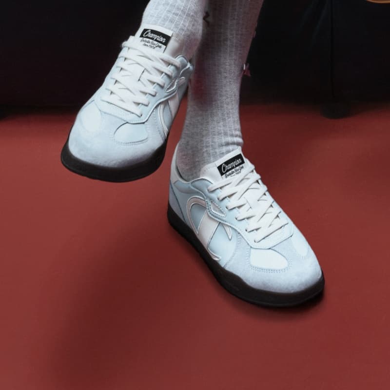 Кроссовки Champion Low Top Повседневная Обувь Женская Песочно-Розовая Qinghui Синяя - изображение 8