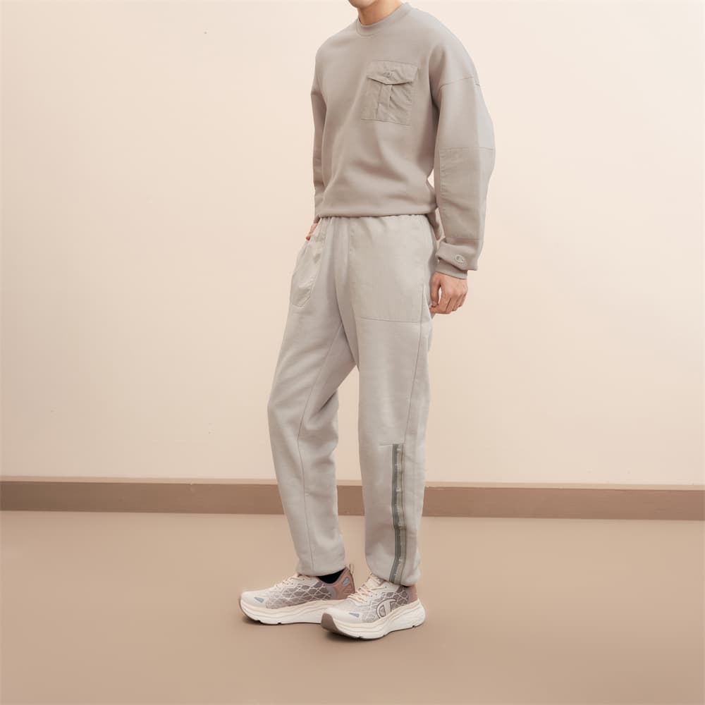 Штаны Champion FW24 C Tech Вязаные тренировочные штаны унисекс серые - изображение 3