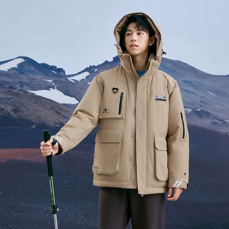 Зимняя куртка Champion FW24 Пуховик Унисекс - изображение 3