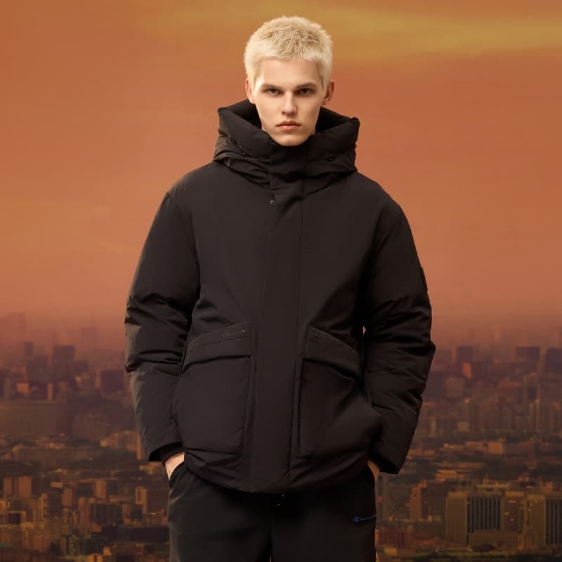 Зимняя куртка Champion FW25 Пуховик Унисекс - изображение 6