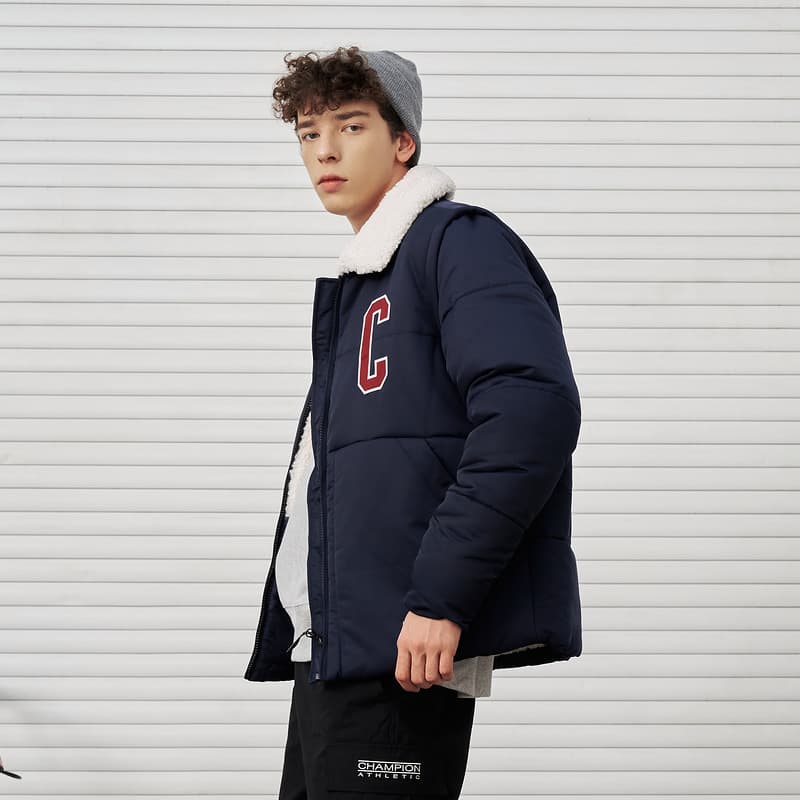 Зимняя куртка пуховик Champion logo - изображение 3