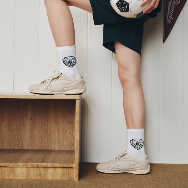 Кроссовки для бега Champion Беговые кроссовки Low Top Молочно-белый Шишечно-коричневый Мужской - изображение 8
