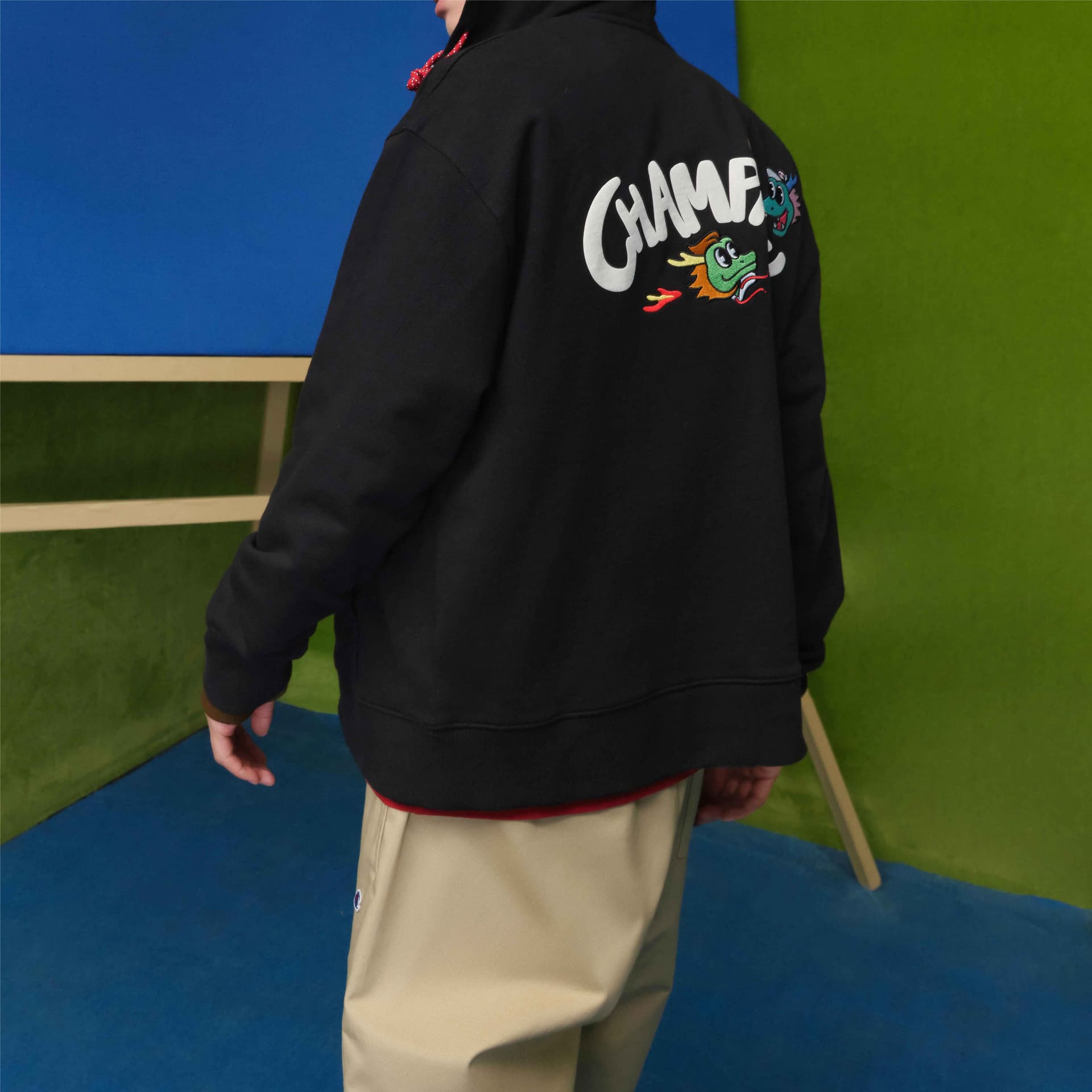 Худи Champion SS24 Logo - изображение 5