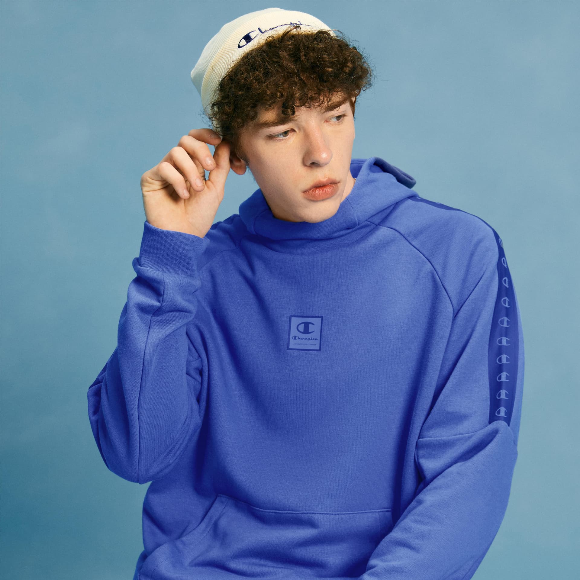 Худи Champion SS24 Legacy logo - изображение 4