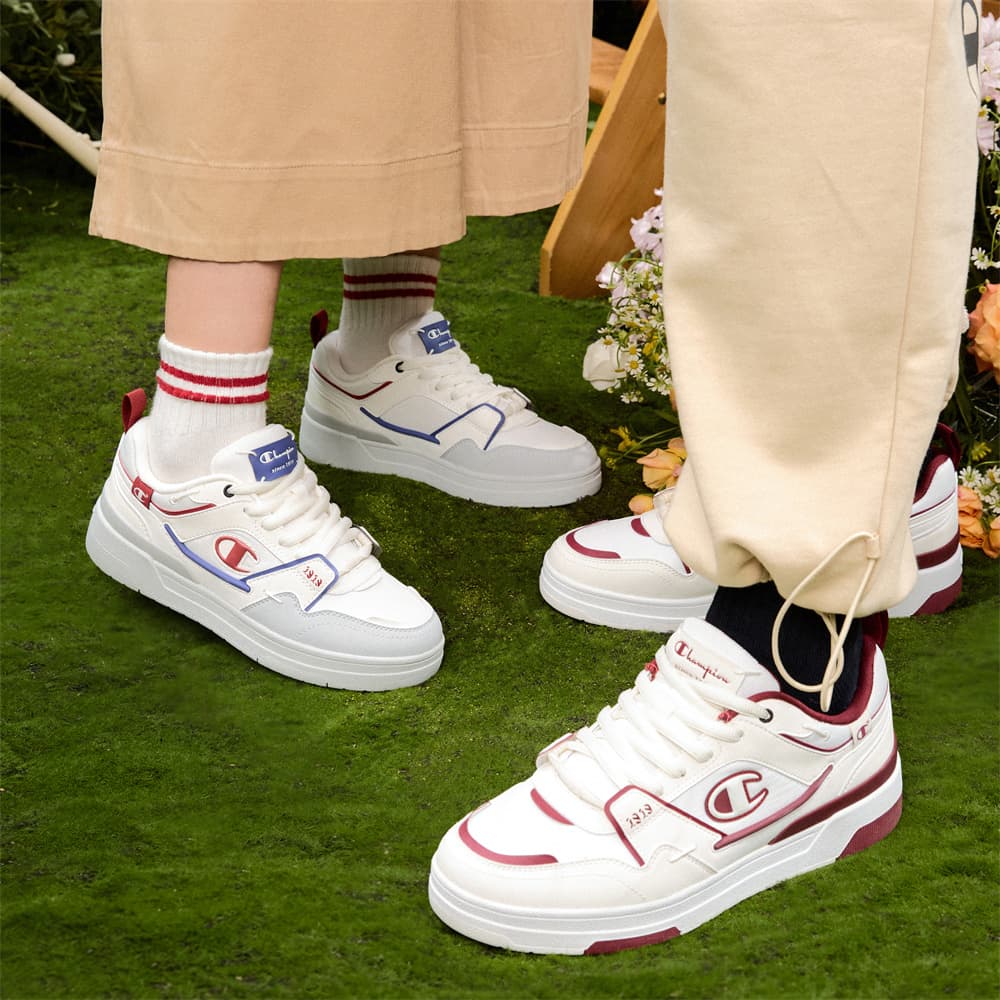 Кроссовки Champion Trainer Skate V1 Milk White/Student Red - изображение 7