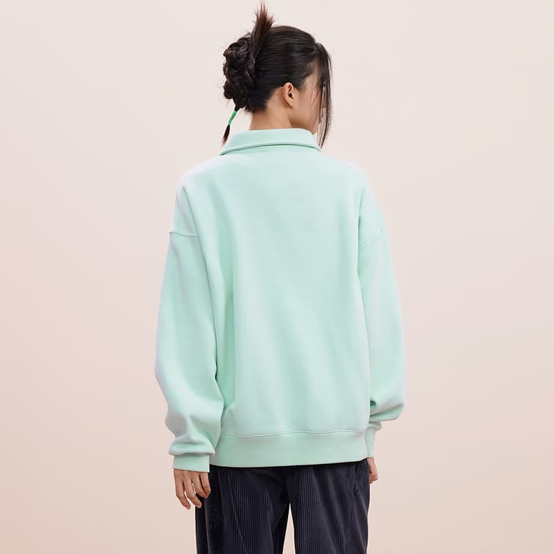 Худи Champion FW24 Классическая повседневная толстовка с воротником и логотипом C Европейская версия Женский - изображение 5
