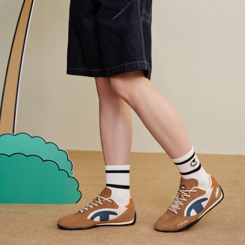 Кроссовки Champion Low-Top Повседневная Обувь Мужская Коричневый Пшеница Отрубей Лён - изображение 7