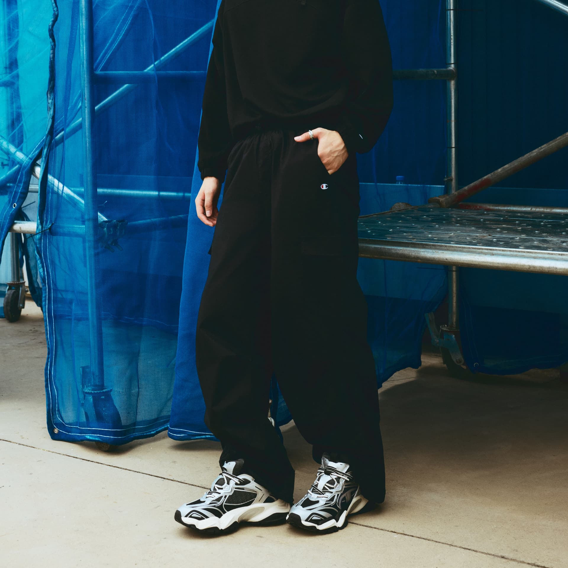 Кроссовки Champion Tooth Shark Shoes Пава Броня Низкие Кроссовки Мужские Серебристо-Белые Черные - изображение 6