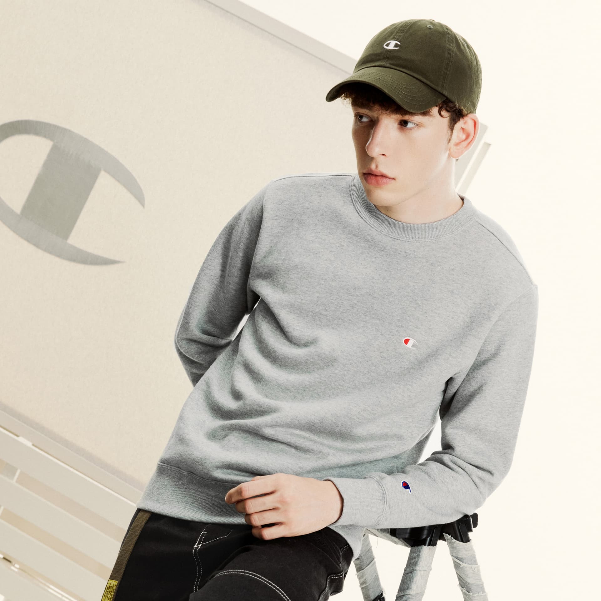 Худи Champion C Logo - изображение 6