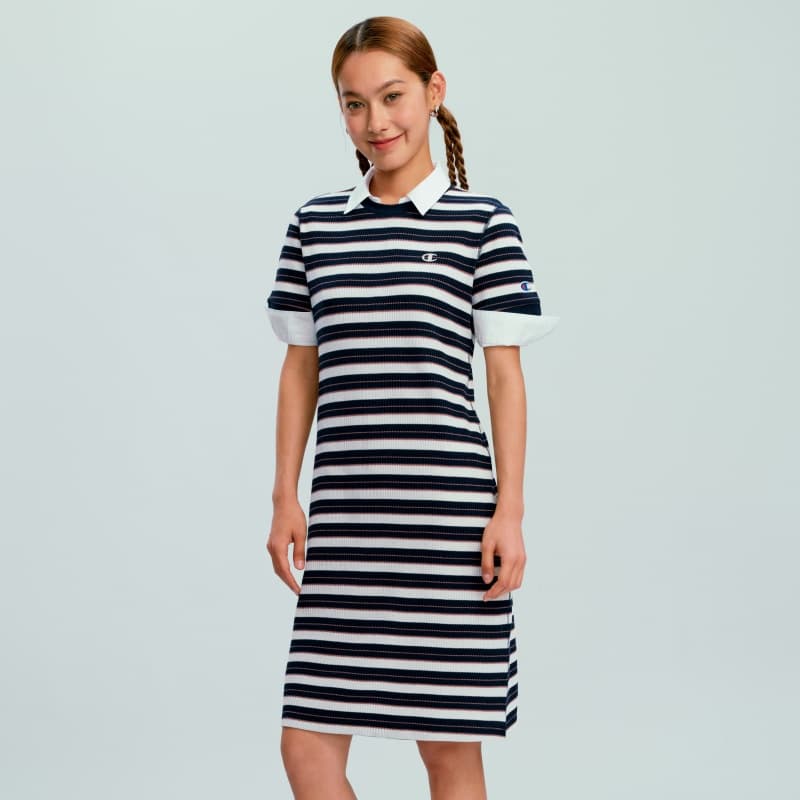 Платье Чемпион Короткий Sleeved Платье Женские - изображение 4