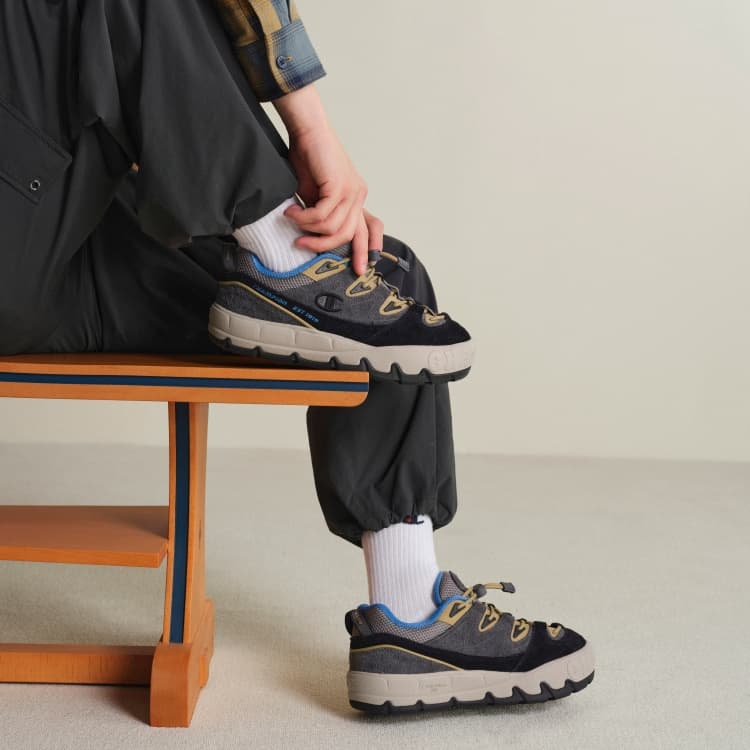Кроссовки Champion Skate Shoes Low Top Черный Туманный Серый Мужской - изображение 8