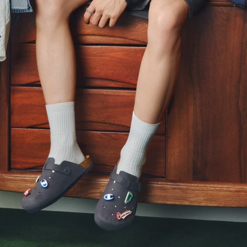 Сандалии Champion Обувь Birkenstock Унисекс Mist Серый - изображение 7