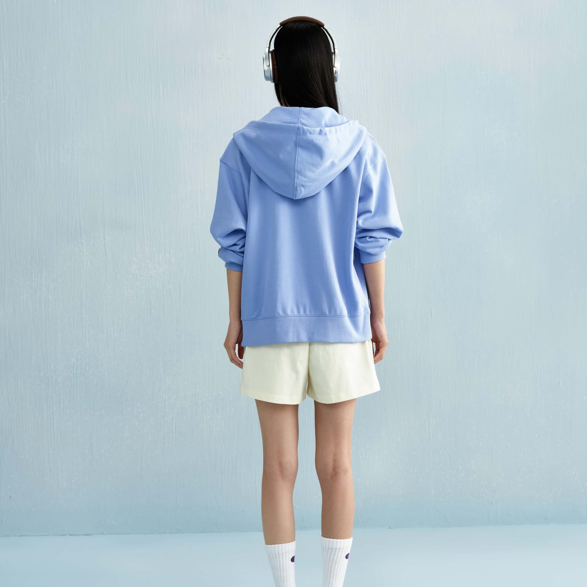 Худи Champion SS24 Icons С капюшоном свободный удобный повседневный длинный Толстовка Европейская версия женский - изображение 3